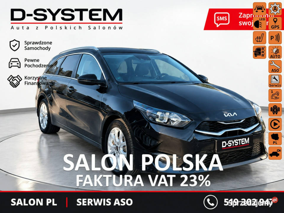 Kia Ceed 2023 Salon Polska 1Właściciel GWARANCJA gniazdo USB Kia podlaskie Białystok