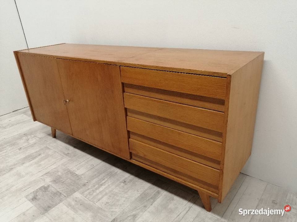 sideboard komoda długa bytomska Jiroutek duńska Radomsko