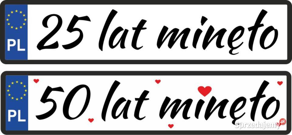 Tablica rejestracyjna Młoda Para nowożeńcy podlaskie