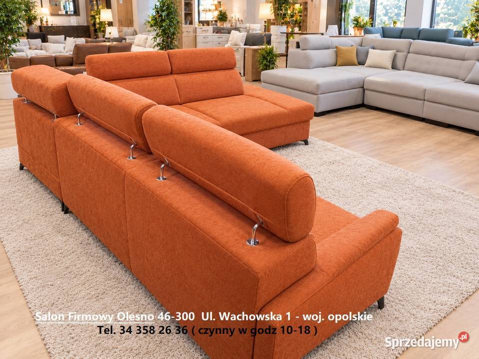 Nowy Narożnik SIELLA 280 x 240 Tkanina Zmywalna opolskie Olesno