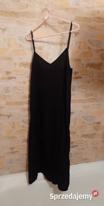 42XL ZARA Długa czarna halka z Madrytu koszulka Moda i Styl Kraków