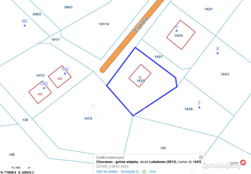 Ogłoszenie dom wolnostojący Lubiatowo Bałtycka drewno pomorskie