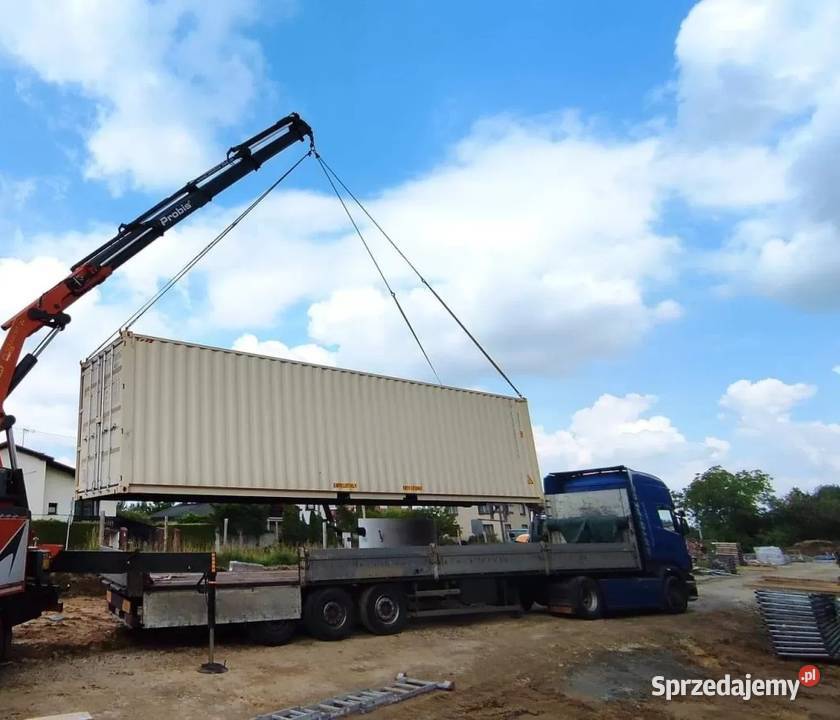 Kontener morski 40 Transport Rozładunek Opalenica