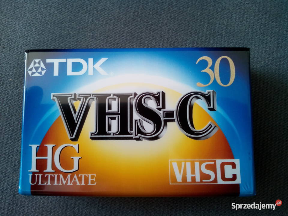 Kaseta TDK HG Ultimate VHSC 30 dolnośląskie Kąty Wrocławskie