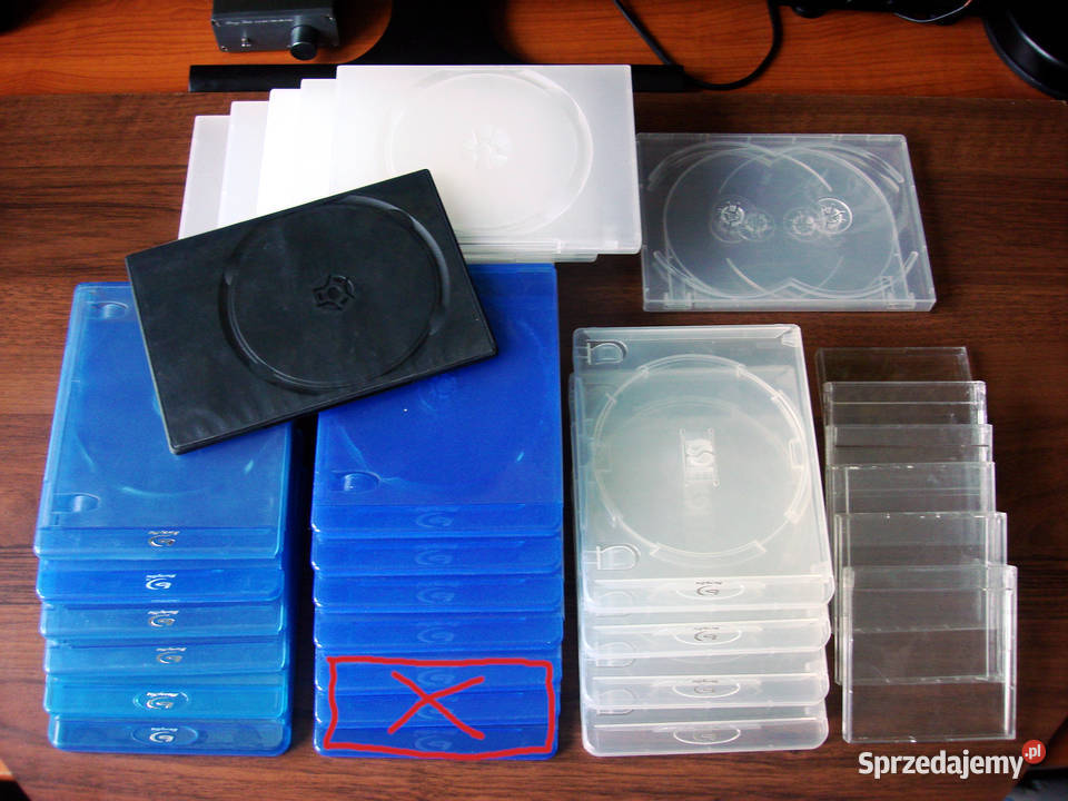 Pudełka Blue Ray CD DVD mini CD 51 sztuk świętokrzyskie Kielce