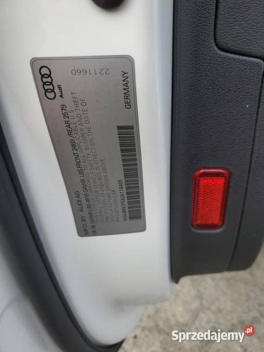 2018 AUDI A5 PREMIUM PLUS Częstochowa
