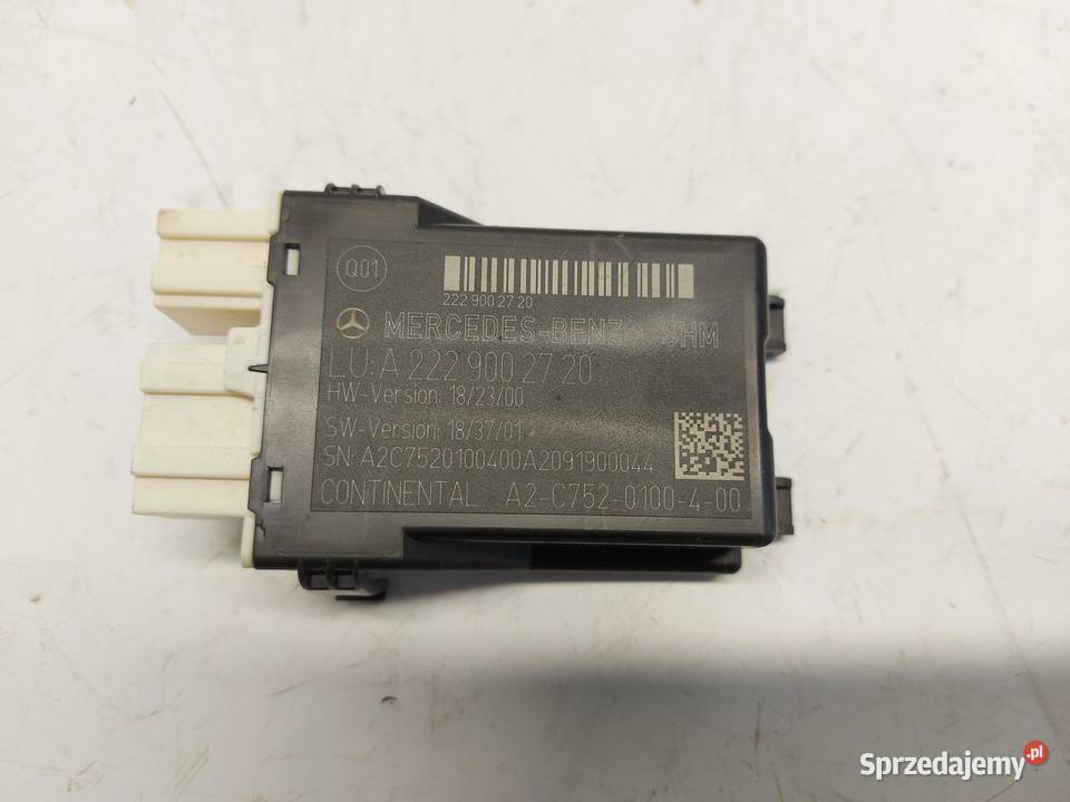 Mercedes EQC 400 W293 MODUŁ STEROWNIK FOTELA dolnośląskie sprzedam