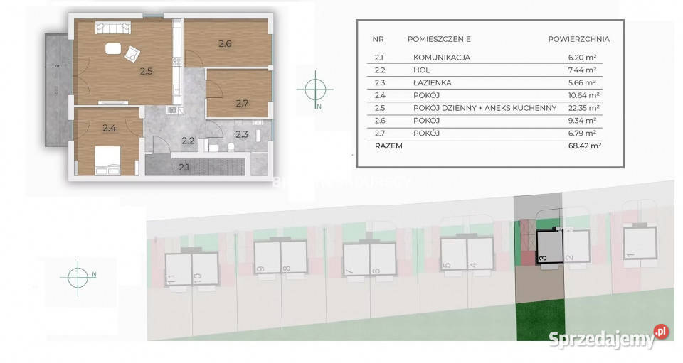 Sprzedaż mieszkania Podłęże Krótka 6842m2 4 sprzedam