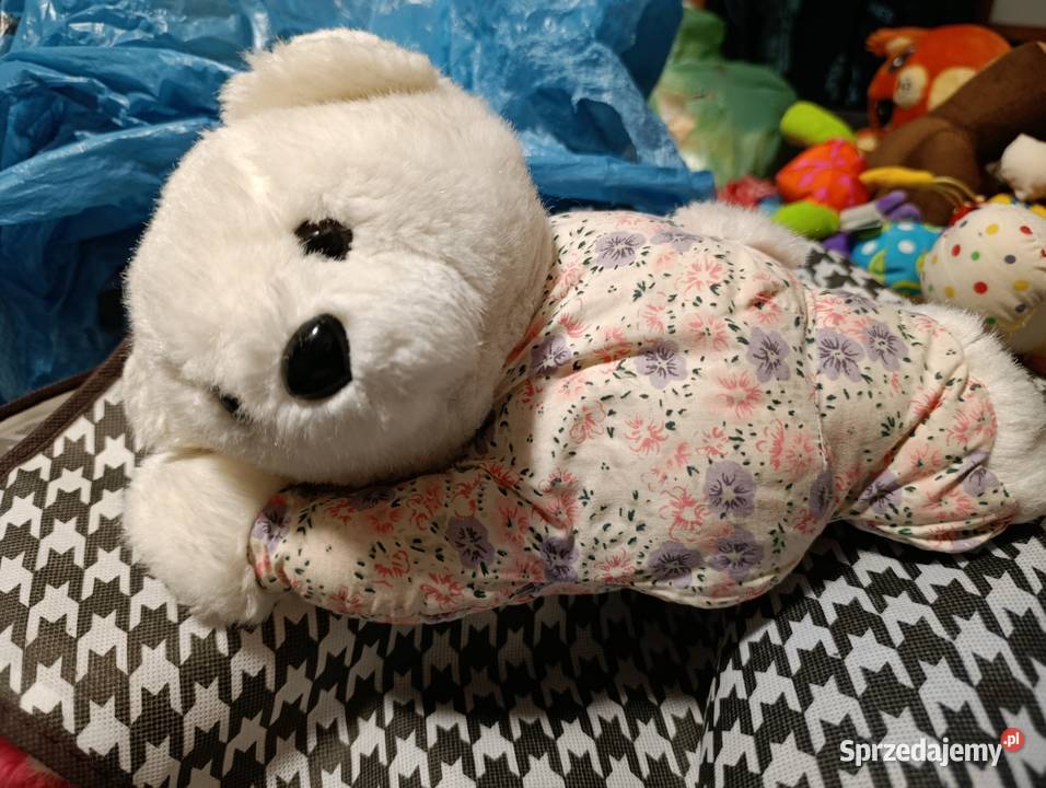 miś z poduszką pluszak zabawka pluszowa maskotka Poznań sprzedam