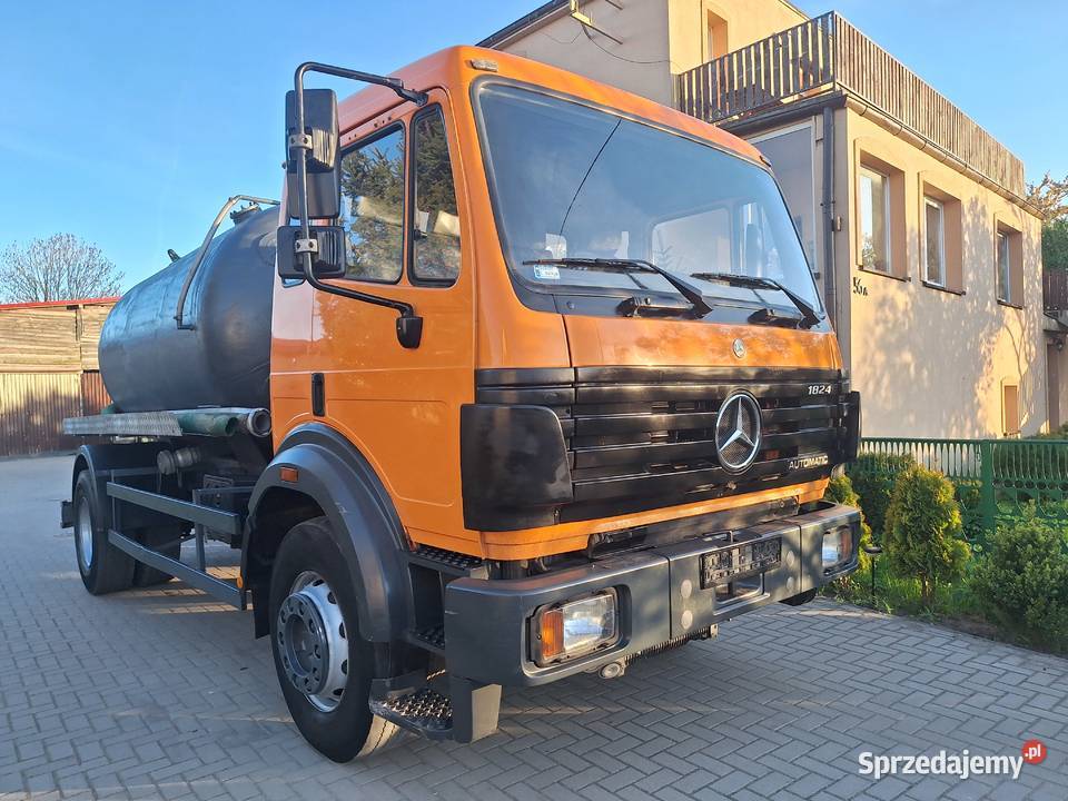 Mercedes 1824 specjalny asenizacyjny beczka 11000cm3 pomorskie Lębork