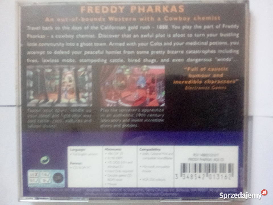 Sprzedam gre FREDDY HARKAS Sierra Originals 1993r. Wodzisław Śląski