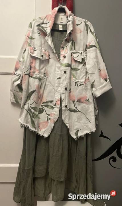 Katana kurtka koszulowanarzutka włoska rosa99 Rozmiar uniwersalny Lublin