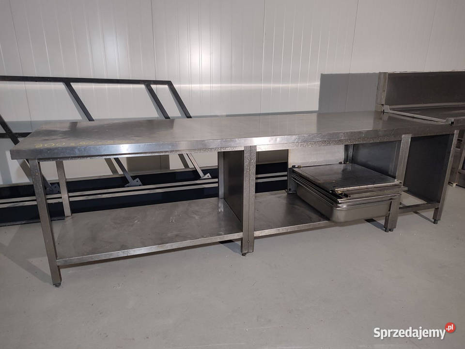 Stół roboczy nierdzewny 3000 x 800 x 850 mm Niedźwiedź sprzedam