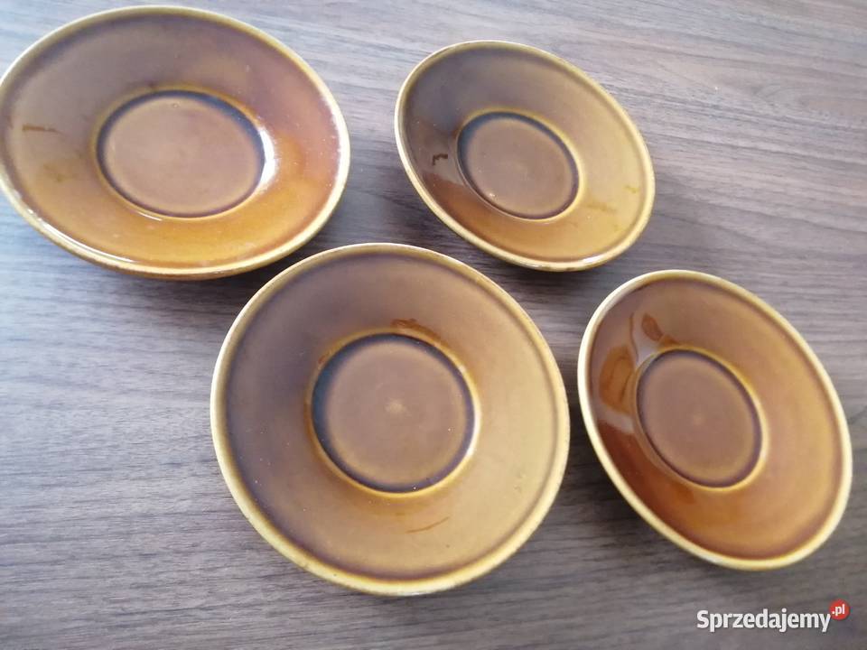 Talerzyk podstawka Kera Vitral brąz brązowy Łódź