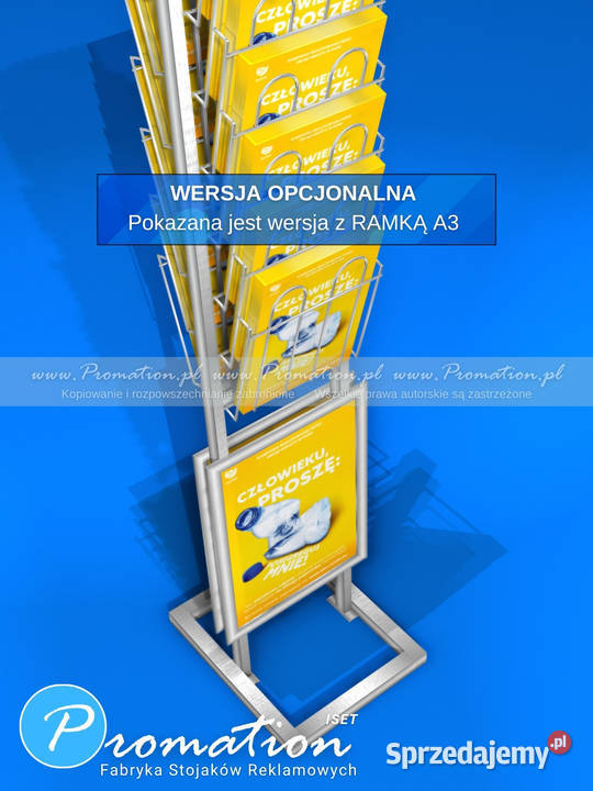 Stojak kaskadowy metalowe na foldery i katalogii Katowice