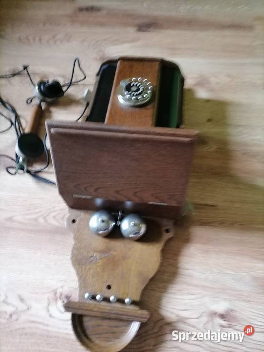 Stare polski telefon naścienny Kraków