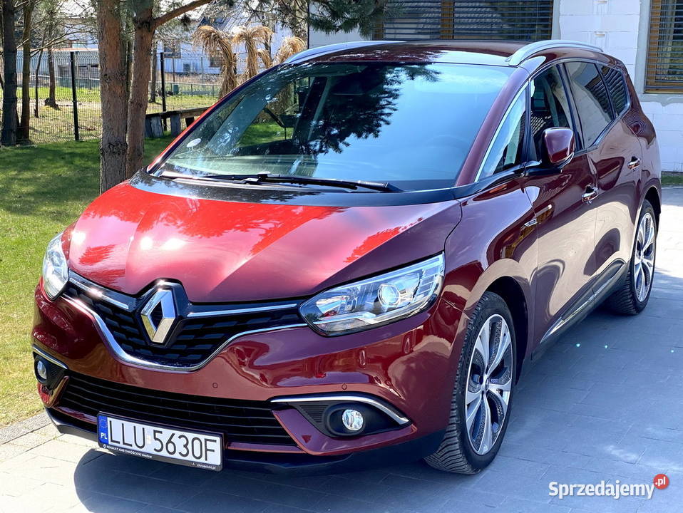 Piękny Renault Grand Scenic 1,2TCe 132KM, 2018 rok, BORDO