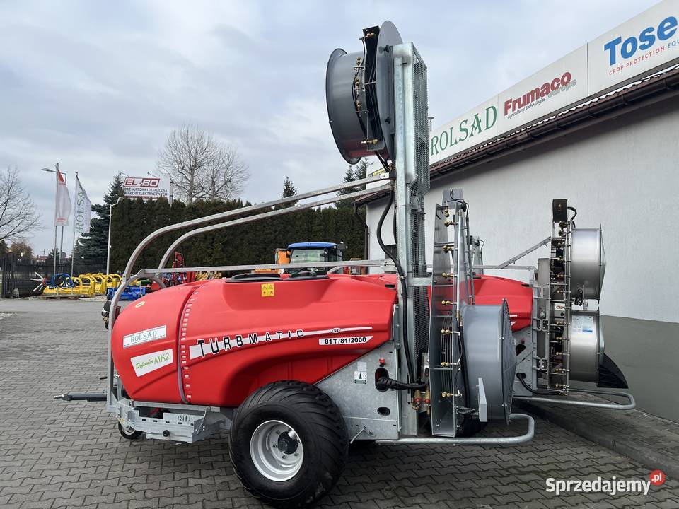 opryskiwacz sadowniczy SAE Turbmatic 2000 l dwa Rawa Mazowiecka