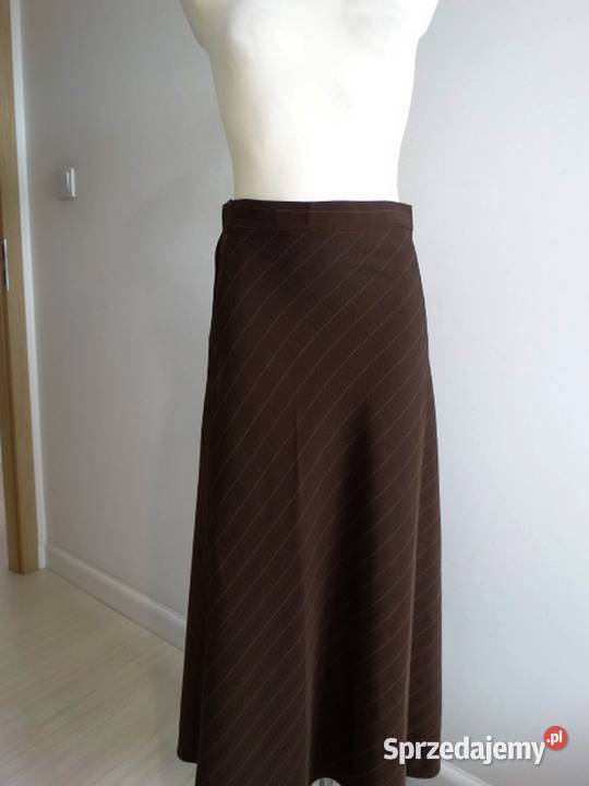 Spódnica Długa Maxi Trapezowa Modny Czekoladowy podlaskie sprzedam