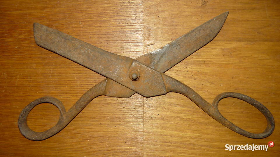Nożyczki stare nożyce krawieckie przedwojenne Sokółka