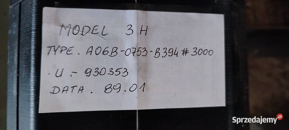 FANUC MOTOR A06B0753B394 3h Wrocław sprzedam