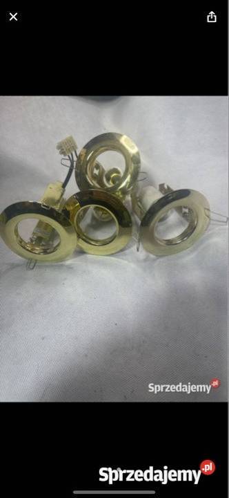 Sufitowa oprawa punktowa E14 Złota Gliwice