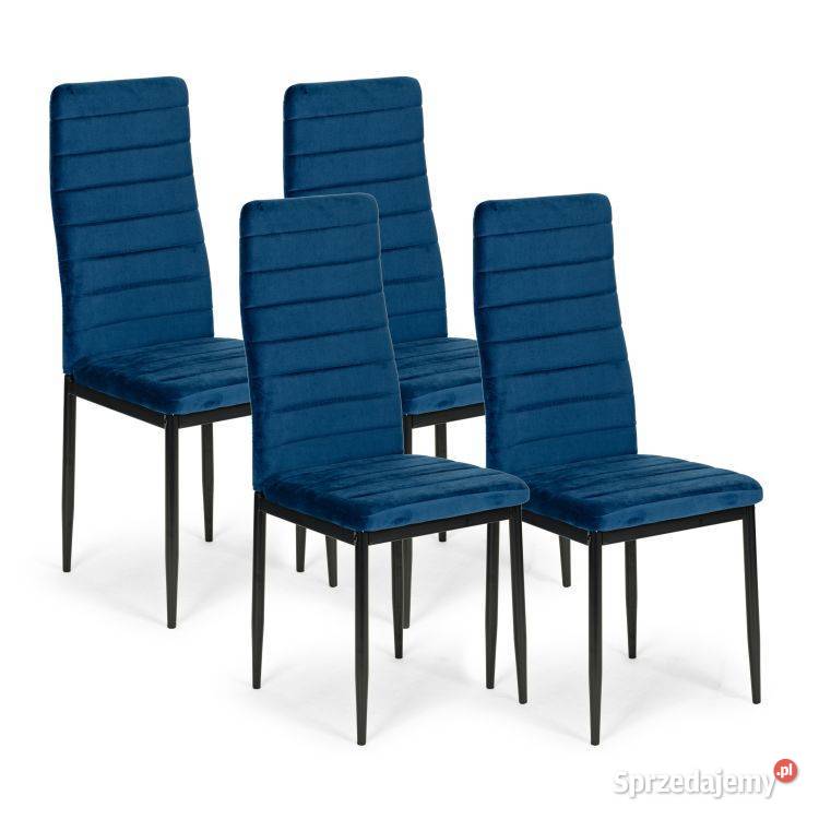 Krzesła z wyprofilowanym oparciem VELVET Bielsk Podlaski