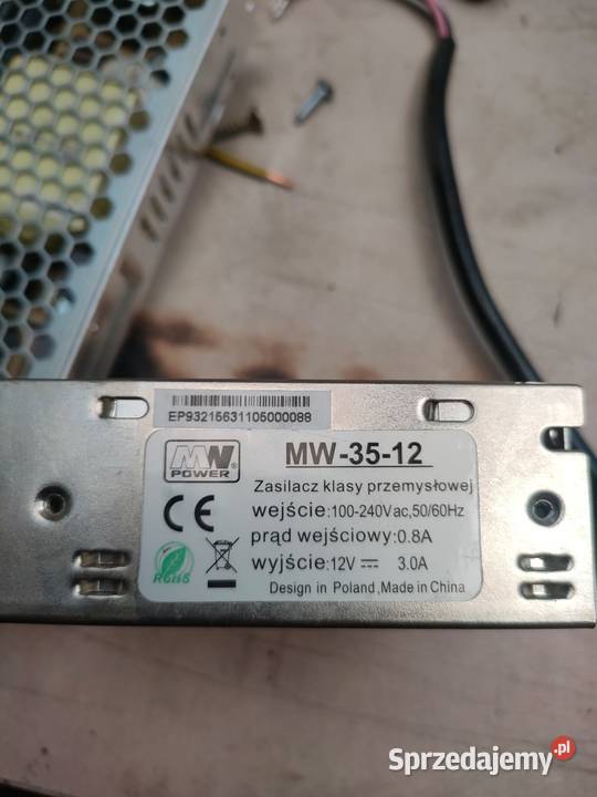 Zasilacze LED i przemysłowe 12V różne modele Wrocław sprzedam