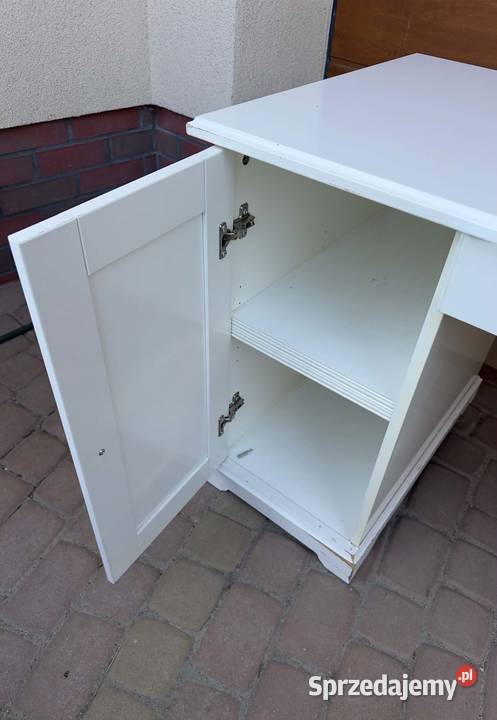 Biurko drewniane ikea Idanas Hemnes biale z Olsztyn sprzedam