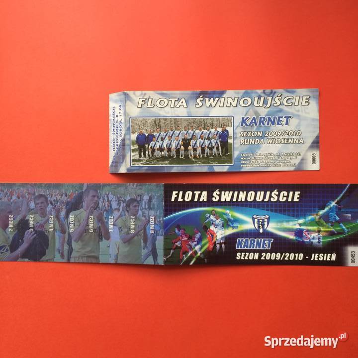 1944 Dwa Karnety Flota Świnoujście Szczecin