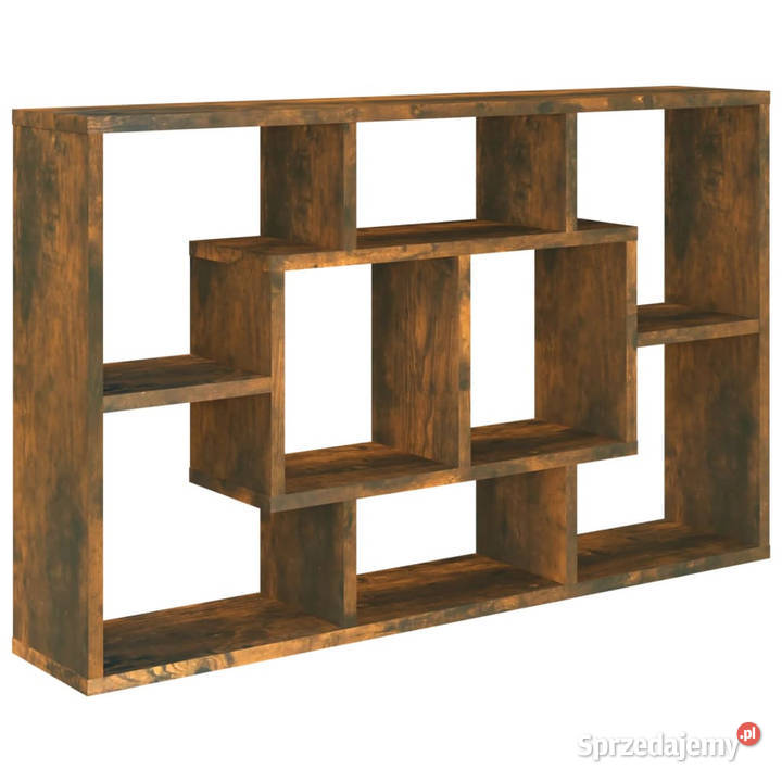 Półka ścienna przydymiony dąb 85x16x525 WM820460 Warszawa