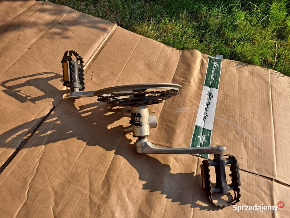 Korba schimano pedały z suportem retro Części i akcesoria Lublin