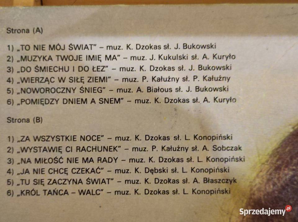 1980 Eleni Muzyka Twoje imię ma Płyta Kielce