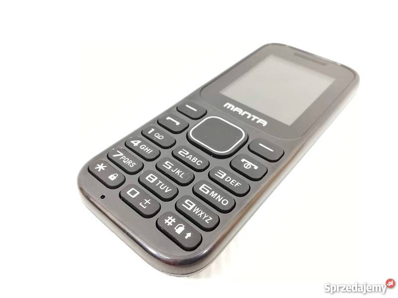 TELEFON KLASYCZNY MANTA 1711 DUAL SIM APARAT standardowa Elektronika dolnośląskie Strzelin