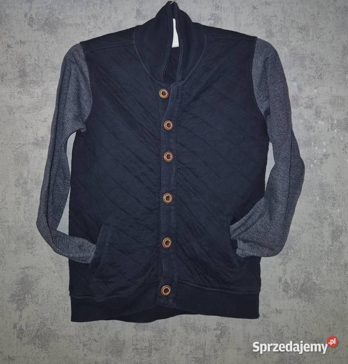 Bluza chłopiec granat guziki 152 Rozmiar 152 Łódź sprzedam