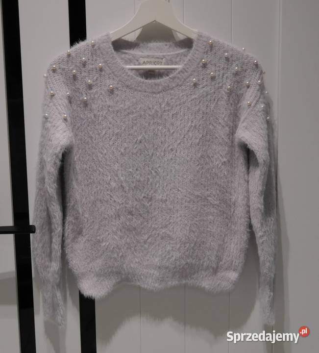 Apricot śliczny sweterek perełki 34 XS Rozmiar 34(XS) Swetry i golfy dolnośląskie Wrocław
