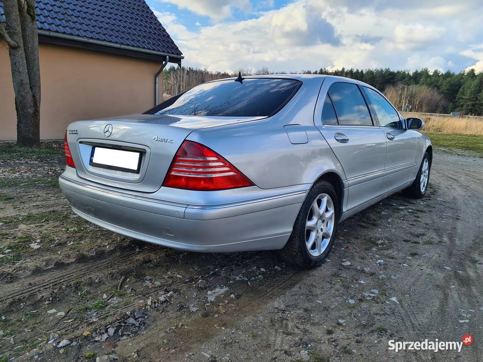 Mercedes S500 V8 4matic LONG LPG Salon Polska komputer pokładowy Olsztyn
