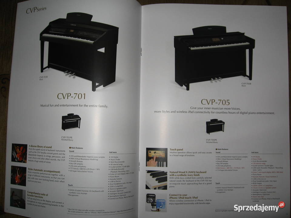 Yamaha Clavinova Digital Piano CLP CVP Series Kępice