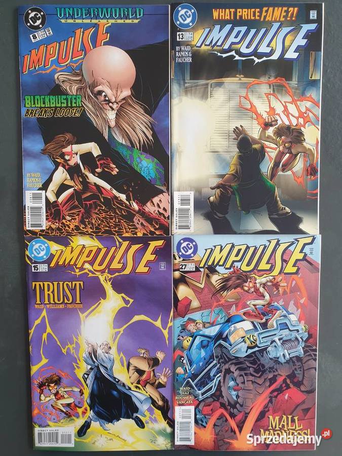Impulse zestaw 29 oryginalnych komiksów DC USA Komiksy pomorskie sprzedam