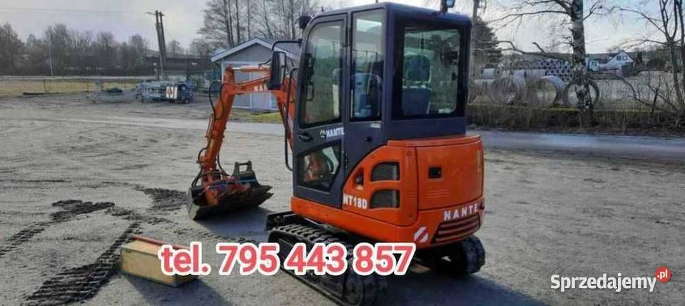 Usługi minikoparką wykopy roboty ziemne Wrocław