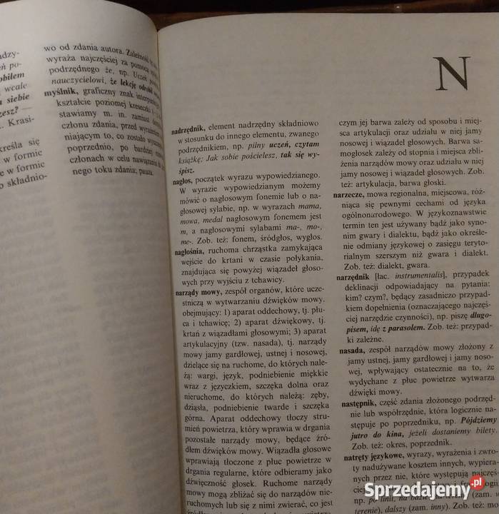 Słownik szkolny nauka o języku Jan Malczewski twarda mazowieckie Warszawa