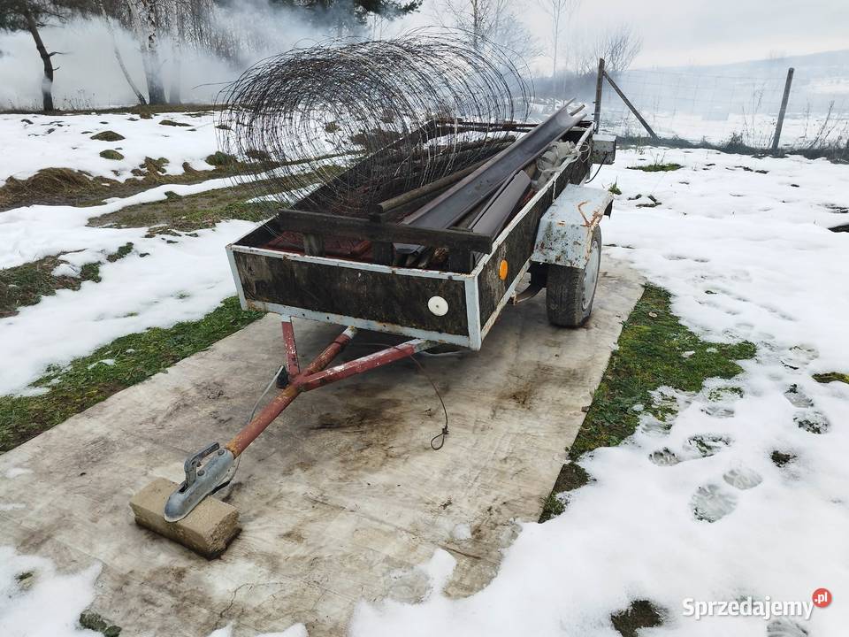 Przyczepka samochodowa SAM zarejestrowana burtowe Ustrobna