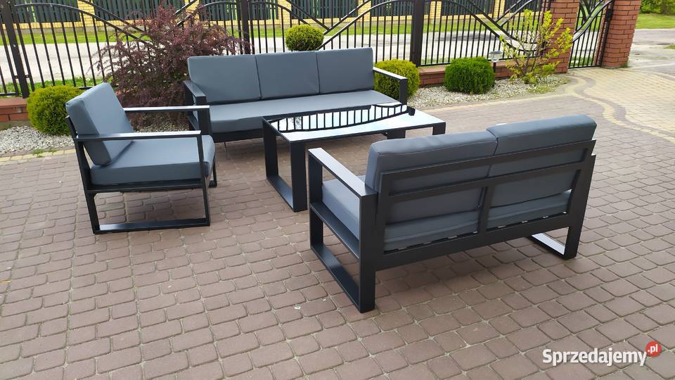 Nowoczesne meble tarasowe ogrodowe metalowe Płock