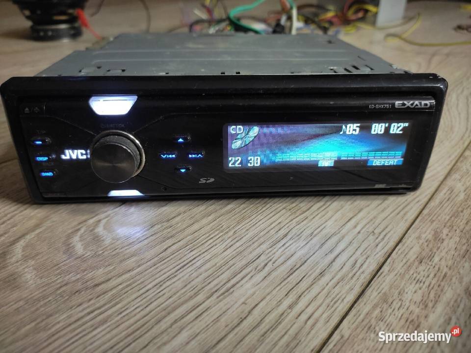 Radio samochodowe JVC KDSHX751 EXAD widna Radioodtwarzacze Bolków