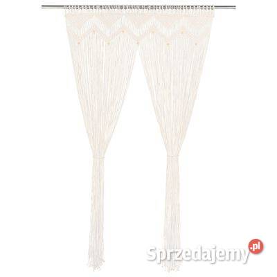 vidaXL Zasłona z makramy 140 x 240 sprzedam