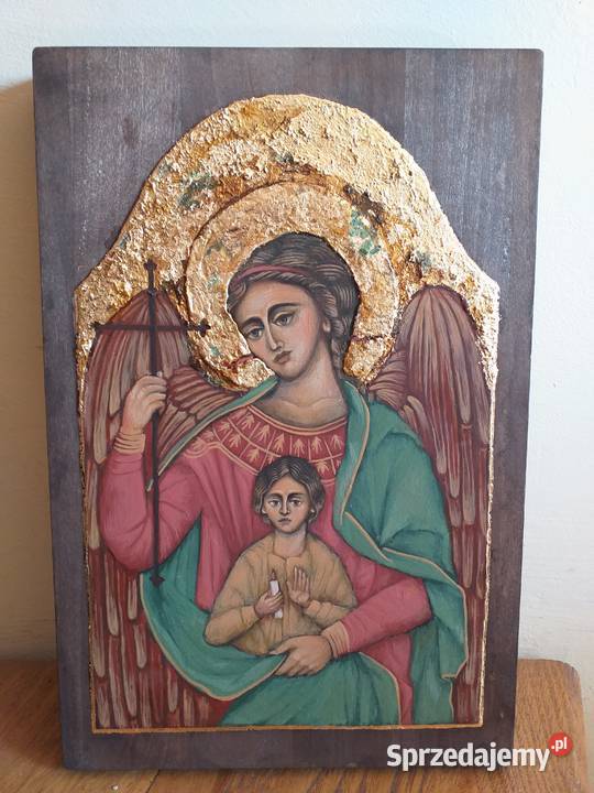 Ikona Anioł Stróż OryginałPisana Kazimierz Dolny