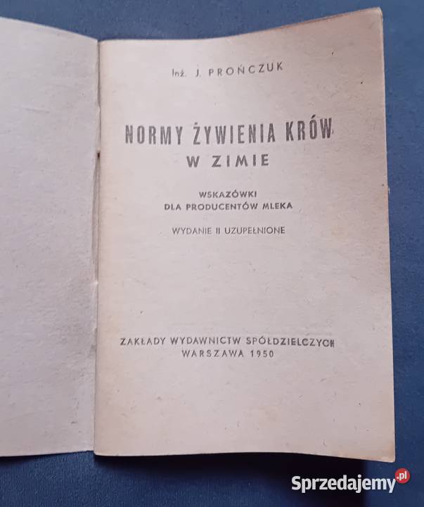Inż J Prończuk Mormy żywienia krów w zimie Koźminek