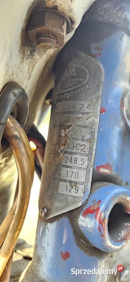 Motor JAWA 250 1962 podkarpackie Głowienka