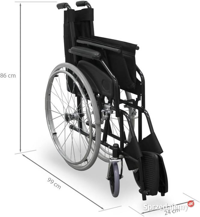 Składany wózek inwalidzki ze stali Wellcore Wielofunkcyjne podkarpackie Rzeszów sprzedam