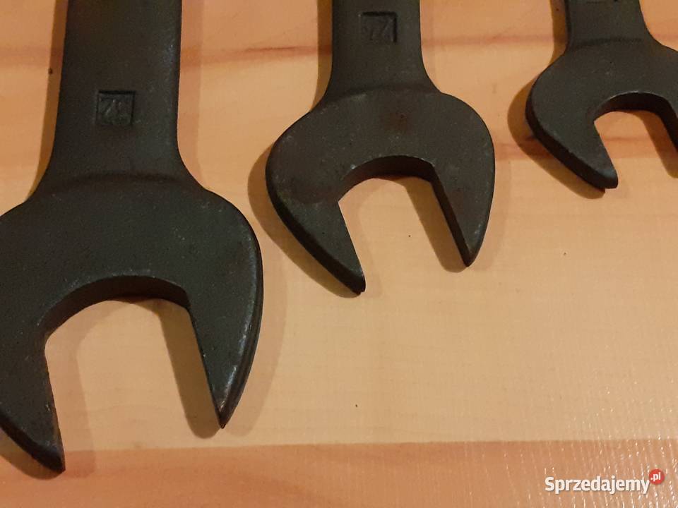 Klucze płaskie dwustronne Polskie PRL 5 Klucze śląskie Chorzów